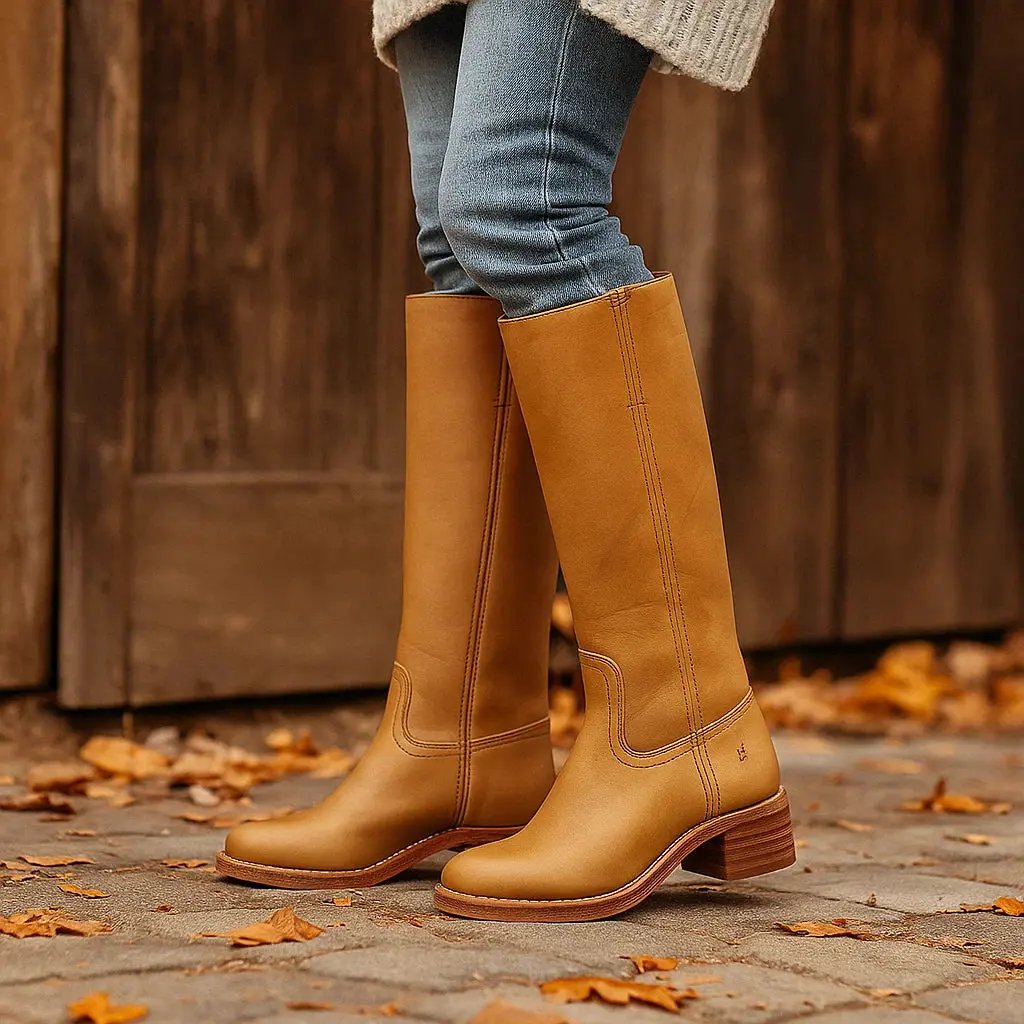 Maja | Eleganckie Długie Botki Damskie – Komfort i Styl na Każdą Okazję