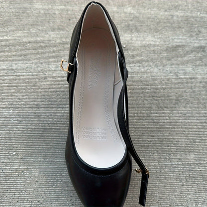 Emilia | Buty damska na platformie | Pasek w stylu Mary Jane