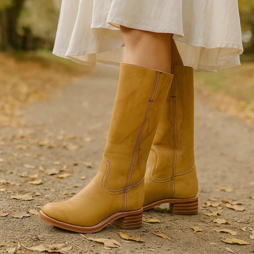 Maja | Eleganckie Długie Botki Damskie – Komfort i Styl na Każdą Okazję