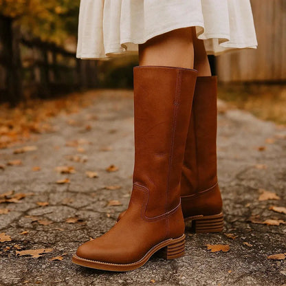 Maja | Eleganckie Długie Botki Damskie – Komfort i Styl na Każdą Okazję