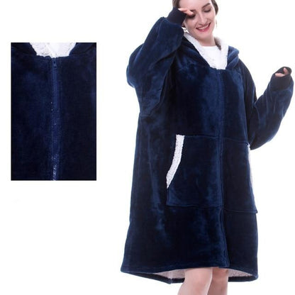 Emilia | Bluza-Koc z kapturem Oversized