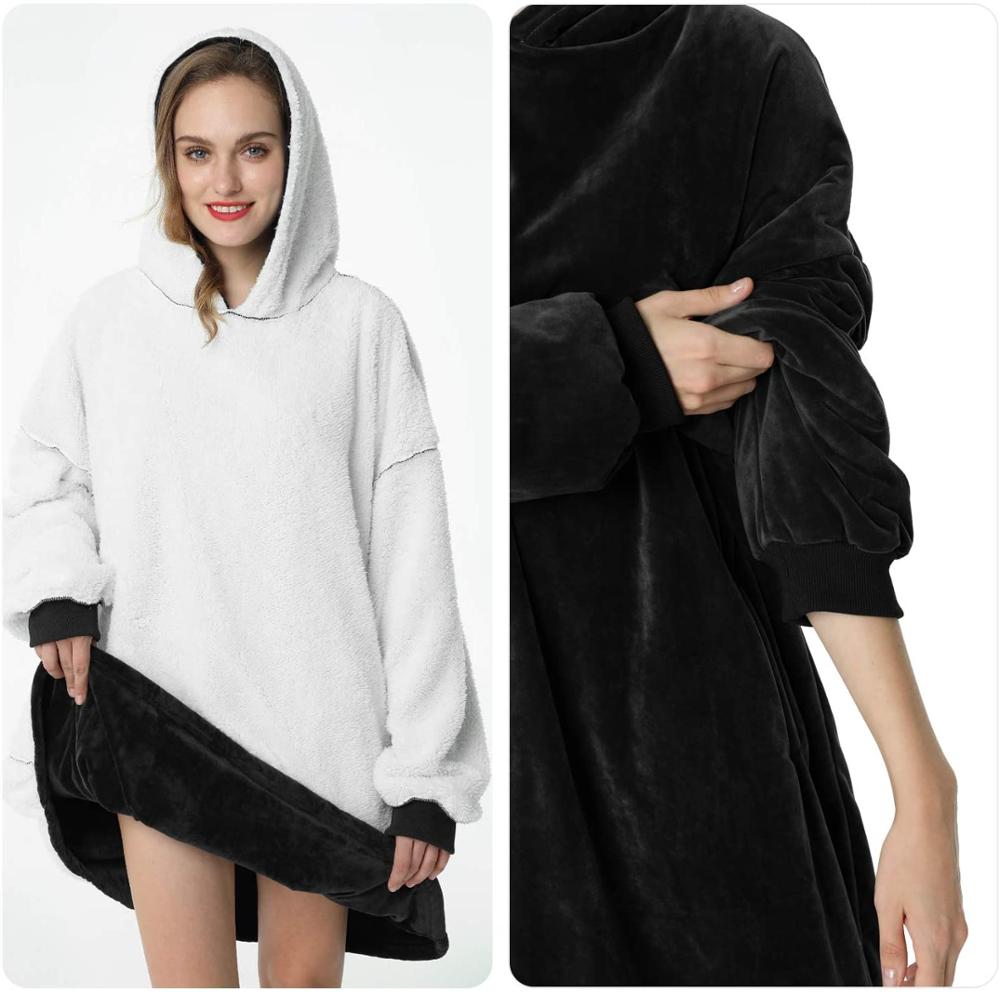 Emilia | Bluza-Koc z kapturem Oversized