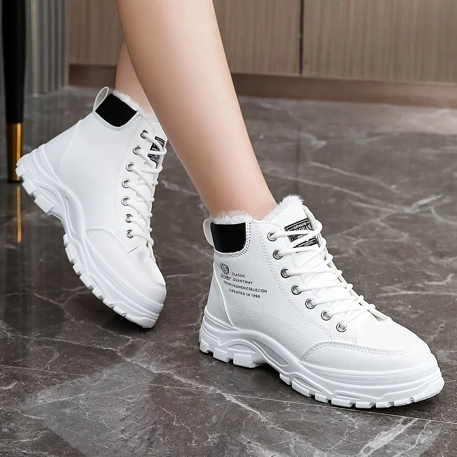 Maja | Ocieplane trapery damskie na solidnej podeszwie – Komfort i styl na zimę