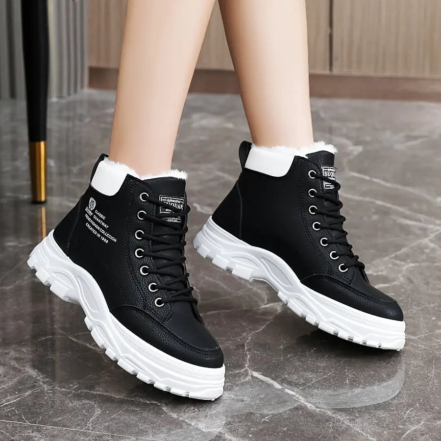 Maja | Ocieplane trapery damskie na solidnej podeszwie – Komfort i styl na zimę