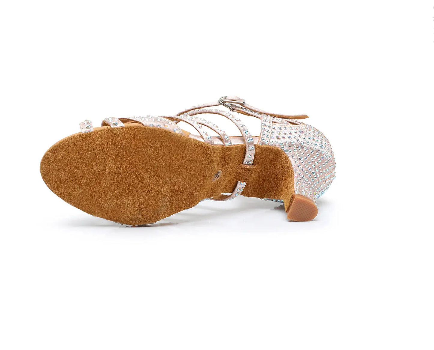 Maja | Złote Buty Taneczne Damskie – Eleganckie i Komfortowe dla Tańca Towarzyskiego i Latino